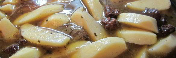 жаркое по-домашнему в гранатовом соусе