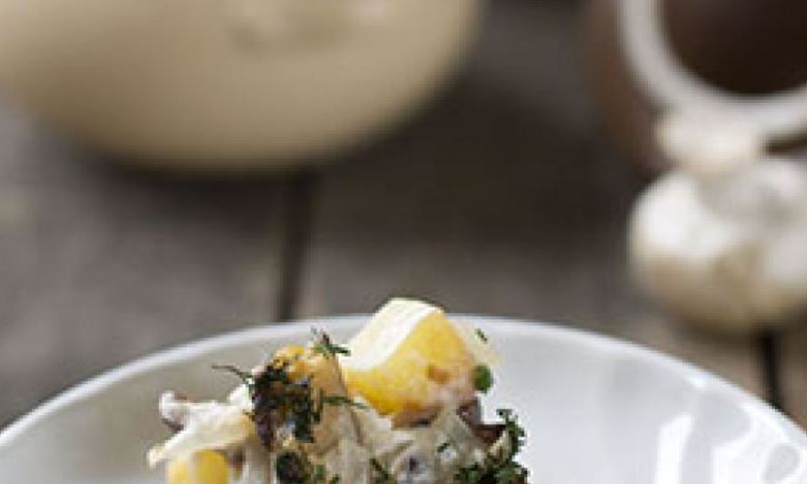 Рецепт жаркого с грибами