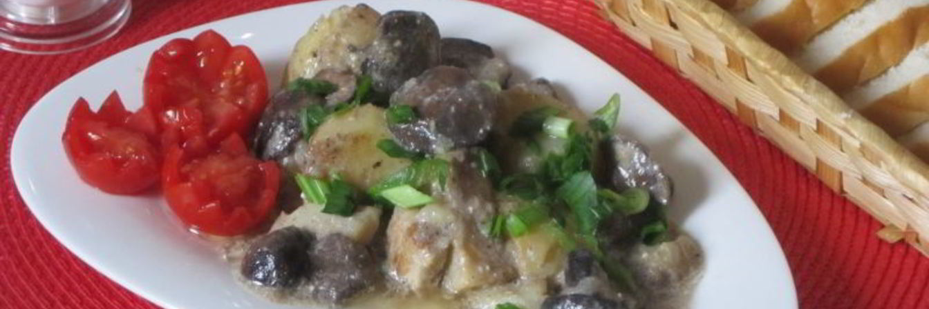 Жаркое с маслятами