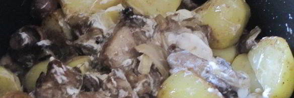 жаркое с маслятами