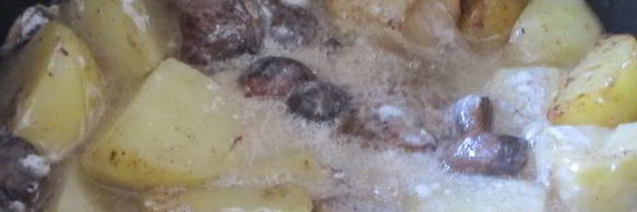 жаркое с маслятами