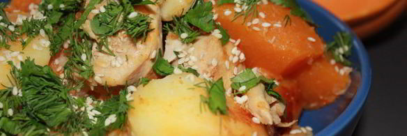 жаркое с тыквой