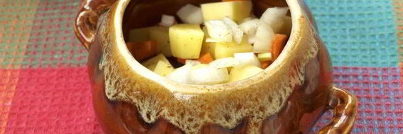 жаркое в горшочках с мясом