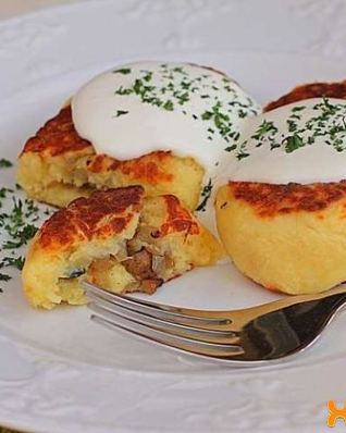 Картофельные зразы с грибами