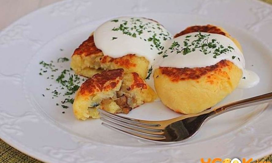 Рецепт картофельных зраз с грибами