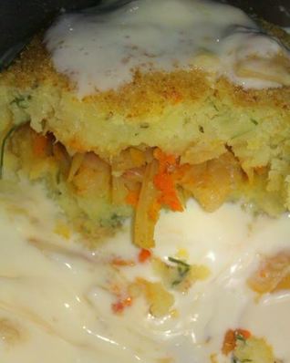 Картофельные зразы с капустой