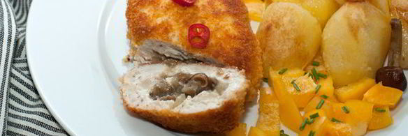 куриные зразы с грибами