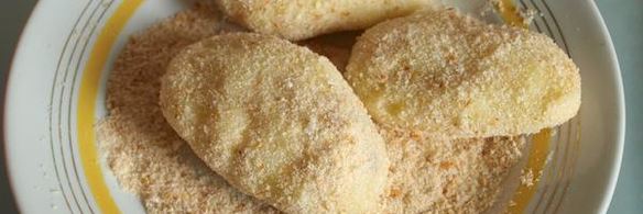 постные картофельные зразы с грибами