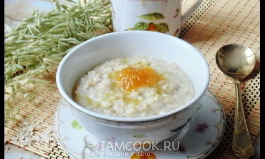 Рецепт геркулесовой каши с молоком
