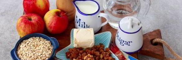 геркулесовая каша яблочный пирог