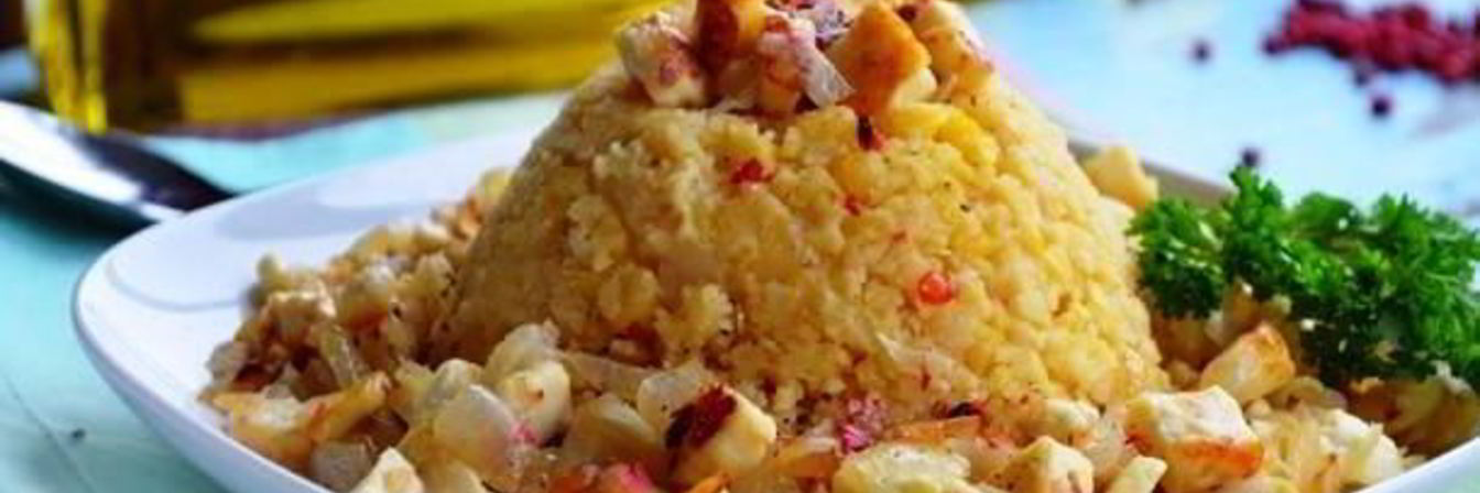 Гороховая каша с луком