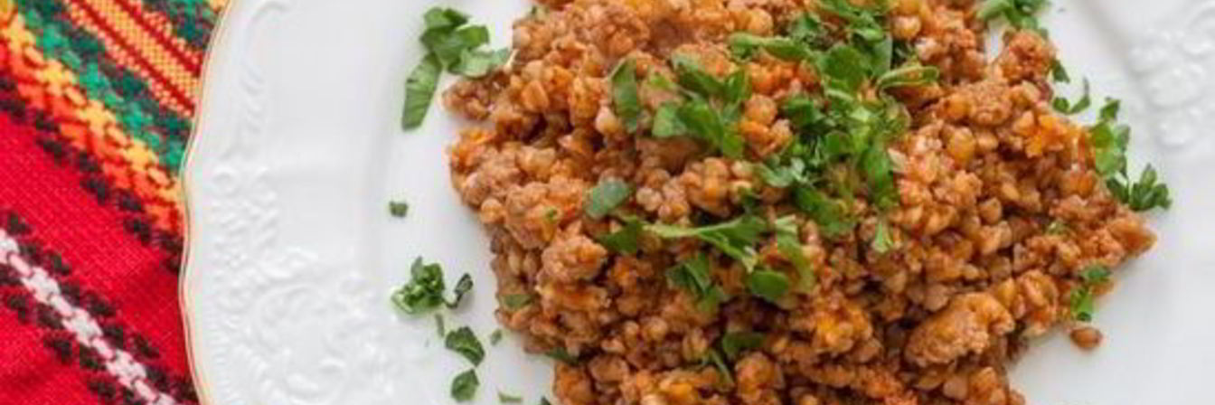 Гречка по-купечески с фаршем