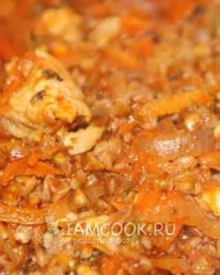 Гречка по-купечески с курицей