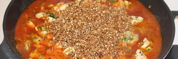 гречка по-купечески с курицей