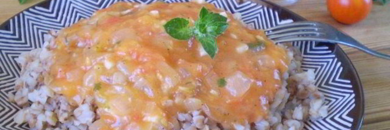 Гречка под соусом
