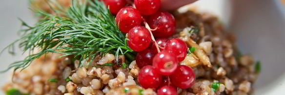 гречка с белыми грибами и шампиньонами