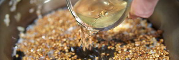 гречка с белыми грибами и шампиньонами