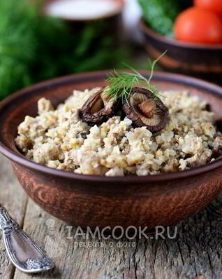 Гречка с фаршем в духовке