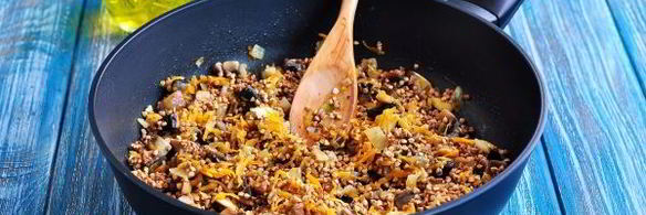 гречка с фаршем в духовке