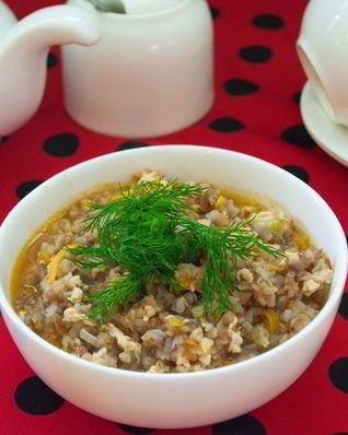 Гречка с фаршем