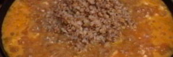 гречка с фаршем