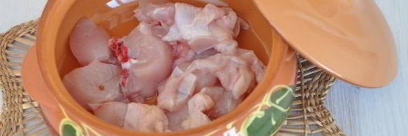 гречка с курицей в горшочках