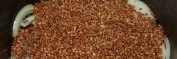 гречка с лисичками в казане