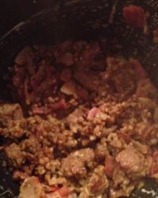 Гречка с мясом в мультиварке