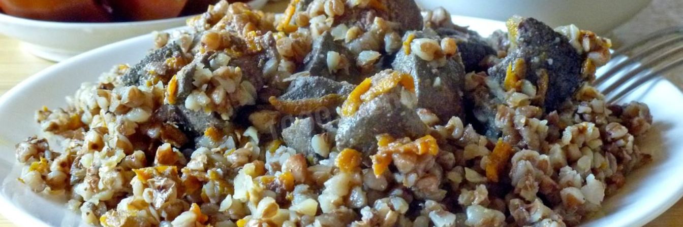 Гречка с печенью