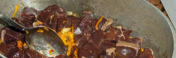 гречка с печенью