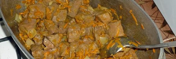 гречка с печенью