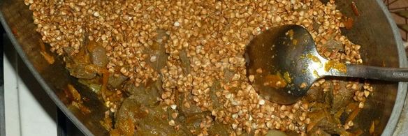 гречка с печенью