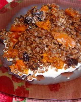 Гречка с сухофруктами