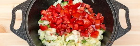 гречка с жареными овощами