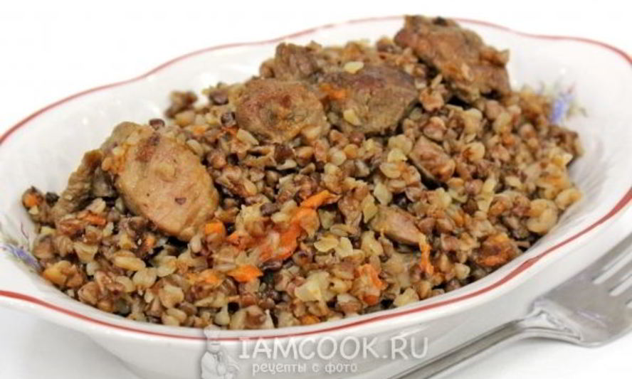 Рецепт гречки со свининой в мультиварке
