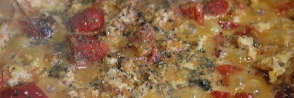 гречневая каша с болгарским перцем и фаршем