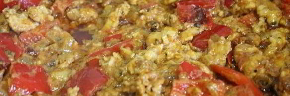 гречневая каша с болгарским перцем и фаршем