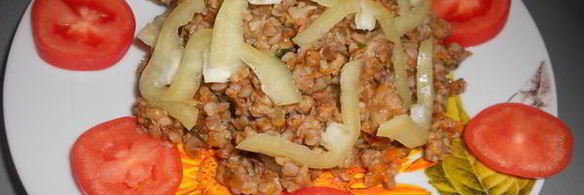 гречневая каша с фаршем