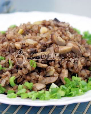 Гречневая каша с грибами