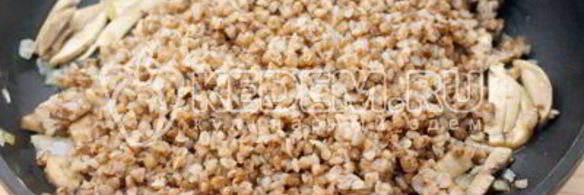 гречневая каша с грибами