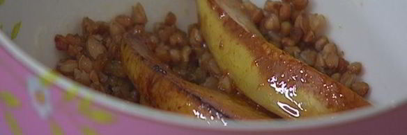 гречневая каша с курагой и грушей