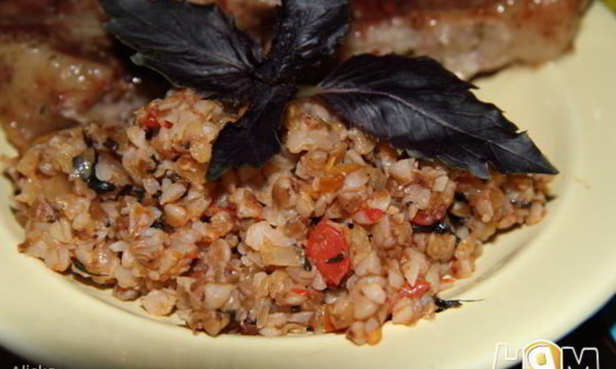 Рецепт гречневой каши с томатами по-итальянски