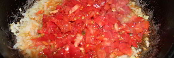 гречневая каша с томатами по-итальянски