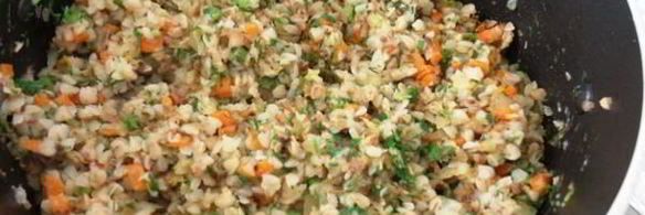 каша гречневая рассыпчатая с морковью и специями