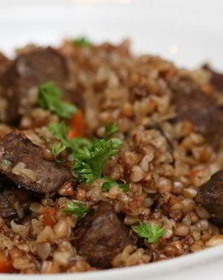 Каша гречневая с печенью в мультиварке