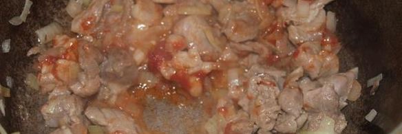 томленая гречка со свининой