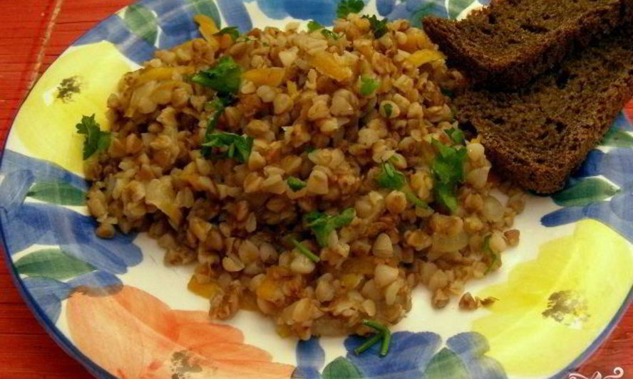 Рецепт тушеной гречки