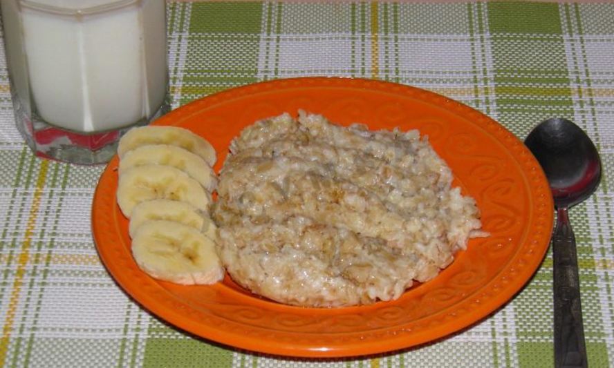 Рецепт каши овсяной в мультиварке на молоке