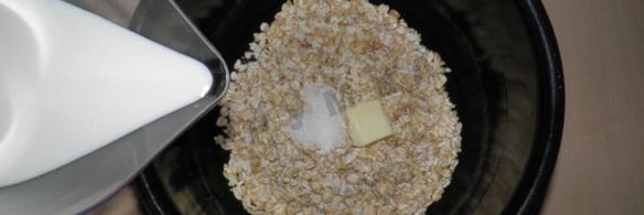 каша овсяная в мультиварке на молоке