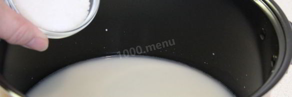 каша рисовая молочная в мультиварке